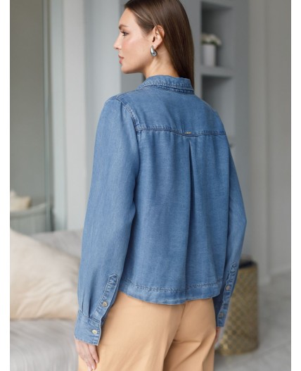 Блузка женская светло-синий