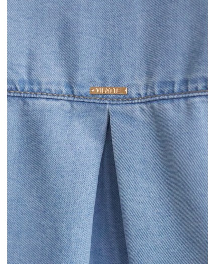 Блузка женская светло-голубой