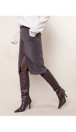 Юбка женская кофейный