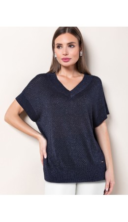 Джемпер женский т.синий