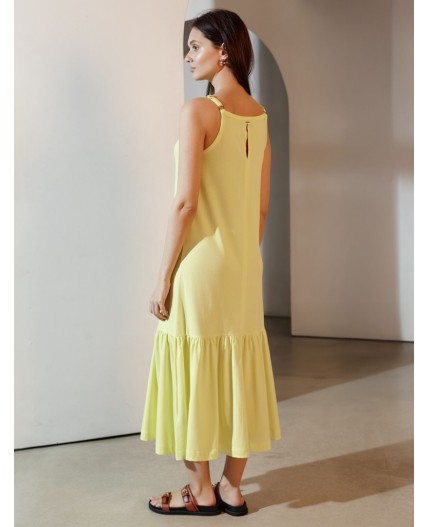 Платье женское лимонный