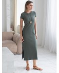 Платье женское т.оливковый