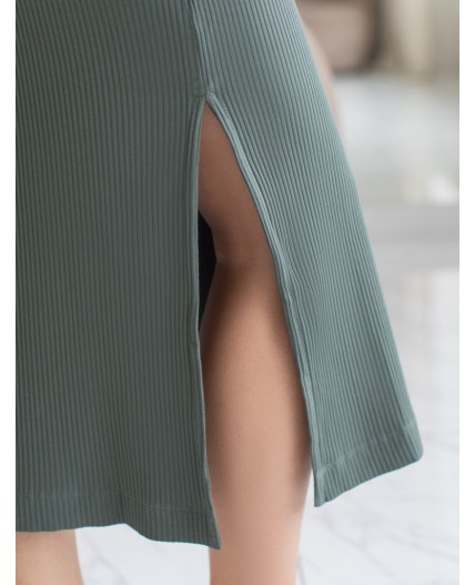 Платье женское т.оливковый