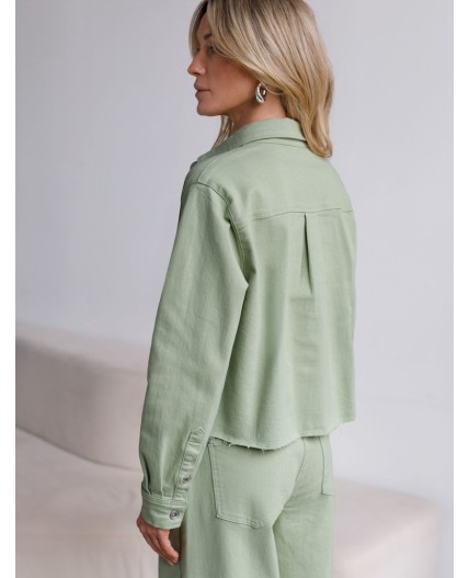 Жакет женский светло-оливковый