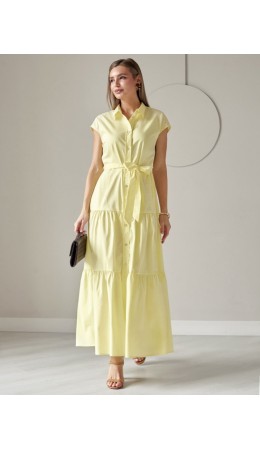 Платье женское лимонный