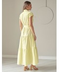 Платье женское лимонный