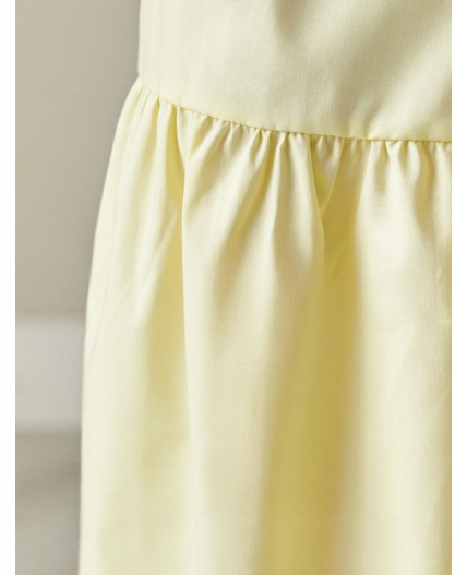 Платье женское лимонный