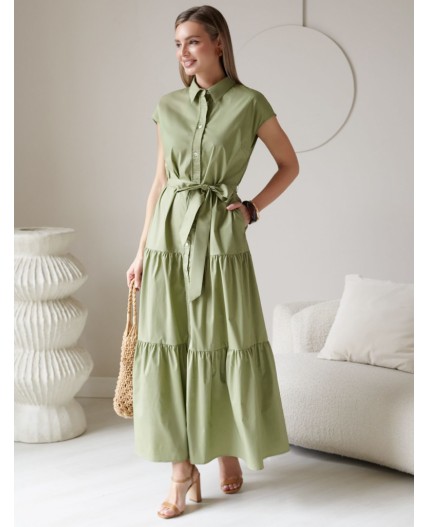 Платье женское оливковый