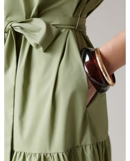 Платье женское оливковый