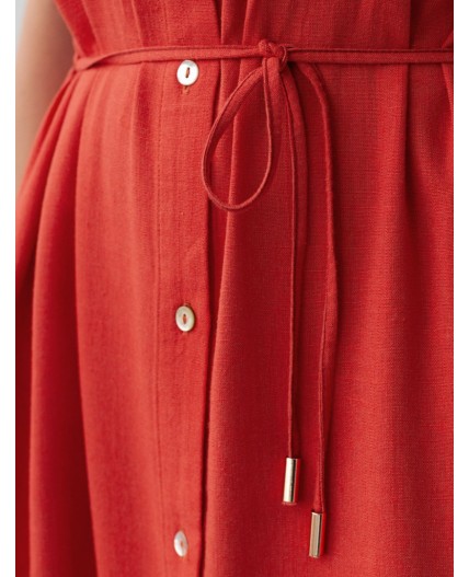 Платье женское коралловый