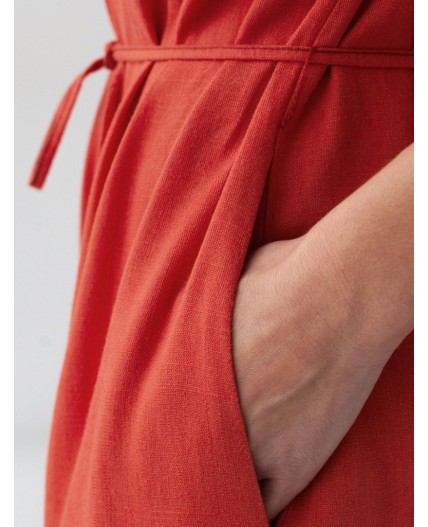 Платье женское коралловый