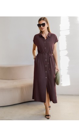 Платье женское коричневый