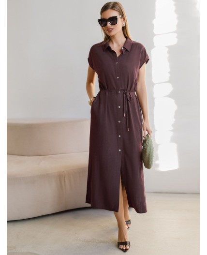 Платье женское коричневый