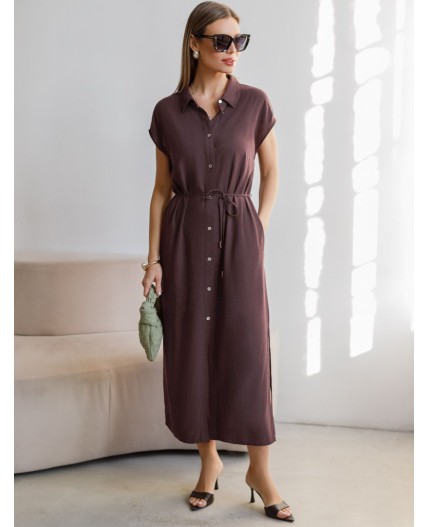 Платье женское коричневый