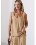 Топ женский бежевый