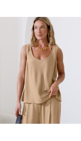 Топ женский бежевый