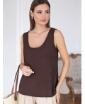 Топ женский коричневый