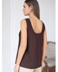 Топ женский коричневый