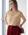 Топ женский бежевый