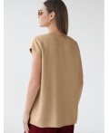Топ женский бежевый