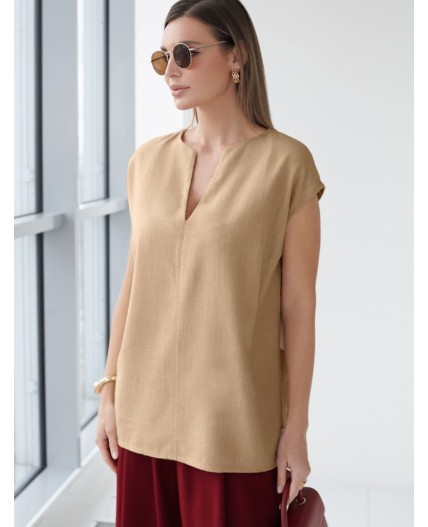Топ женский бежевый