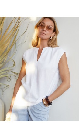 Топ женский белый