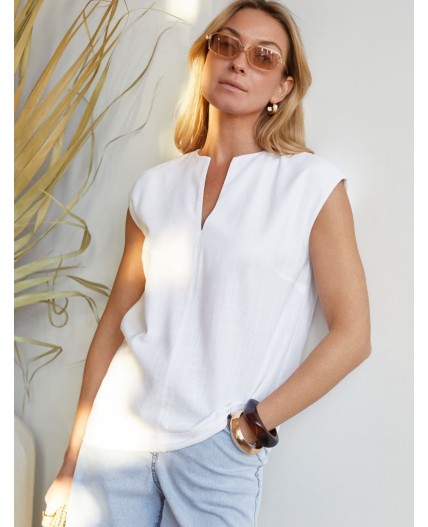 Топ женский белый