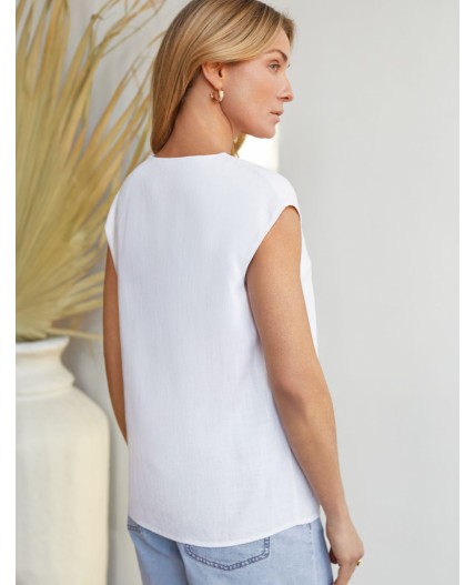 Топ женский белый