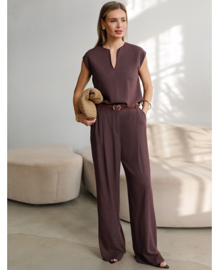 Топ женский коричневый