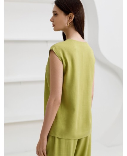 Топ женский салатовый