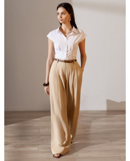 Брюки женские бежевый