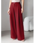 Брюки женские гранатовый