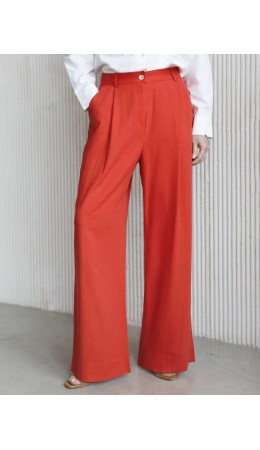 Брюки женские коралловый