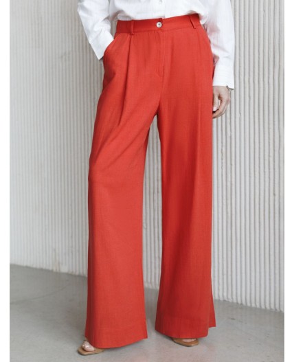 Брюки женские коралловый