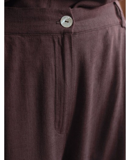 Брюки женские коричневый