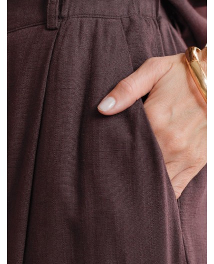 Брюки женские коричневый