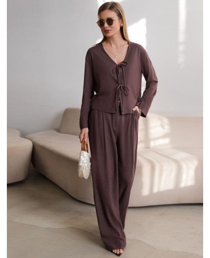 Брюки женские коричневый