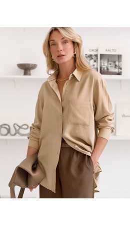 Блузка женская бежевый
