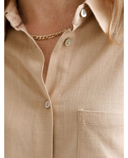 Блузка женская бежевый