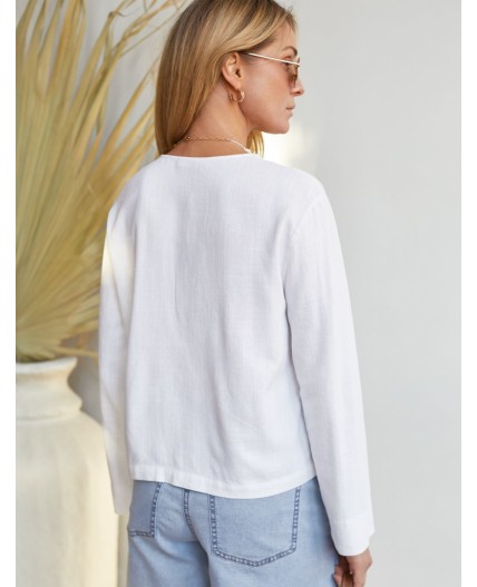 Блузка женская белый