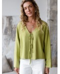 Блузка женская салатовый