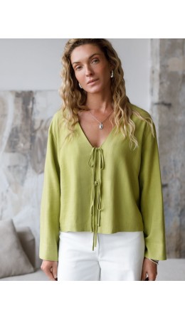 Блузка женская салатовый
