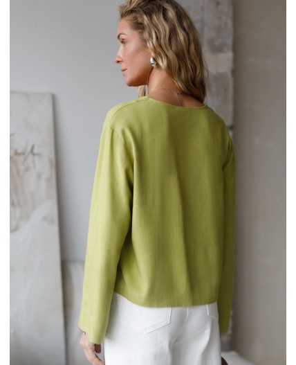 Блузка женская салатовый