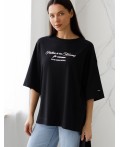 Футболка женская черный_fashion