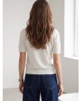Джемпер женский натуральный белый
