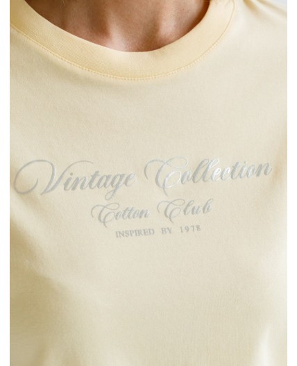 Футболка женская сливочное масло_vintage