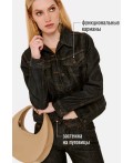 Куртка джинсовая женская серый