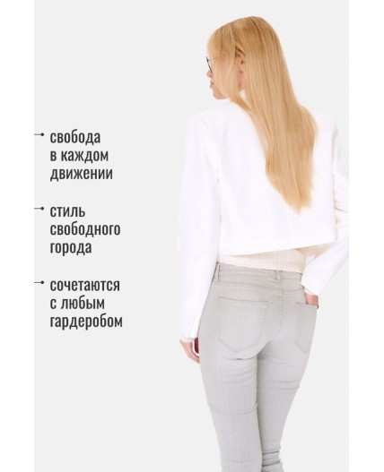 Брюки джинсовые женские серый