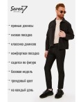 Брюки джинсовые мужские черный