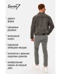 Куртка джинсовая мужская серый